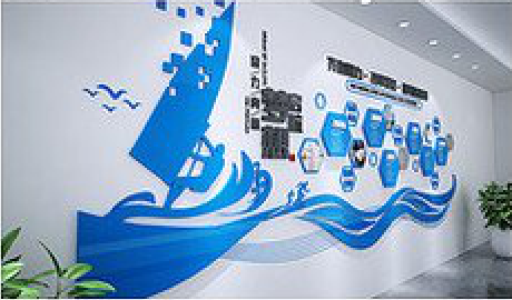 宝鸡海浪主题文化墙如何设计？