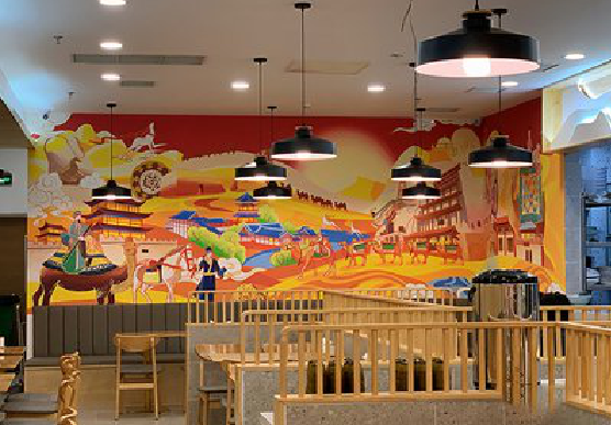 宝鸡商业空间彩绘介绍。