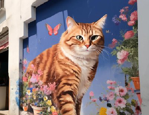 宝鸡自己绘制有个性的手绘墙