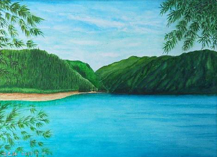 宝鸡在墙绘中,如何绘画绿水青山?