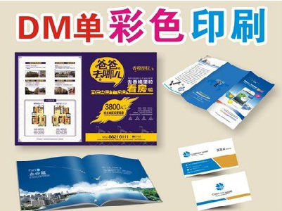 宝鸡单页印刷,色彩搭配简单。