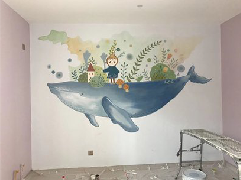 宝鸡手绘墙的特点及优势。